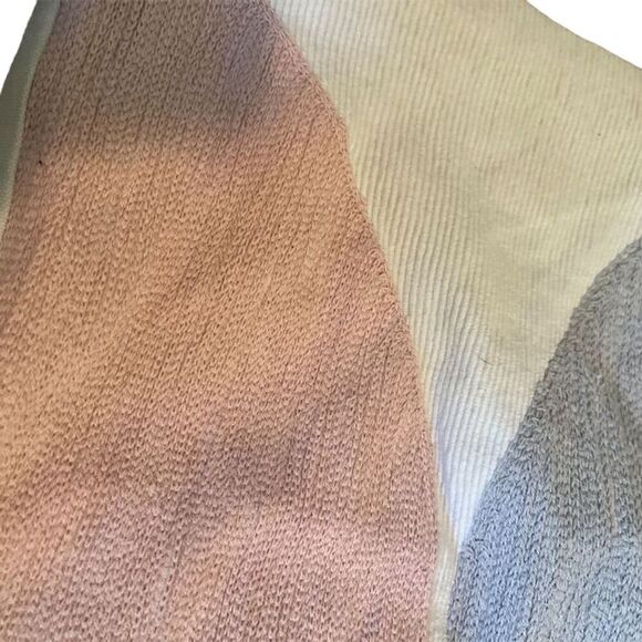 West Elm Multicolor Woven Cushion Cover Button Closure Living Room Decor - Picture 3 of 13